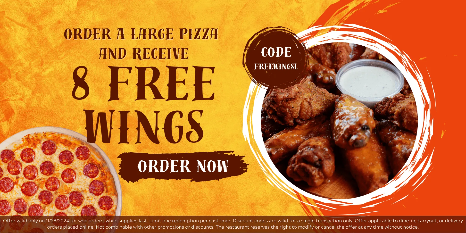 Order a large pizza and get 8 free wings. Classic Pizza Best Pizza In Santa Monica.